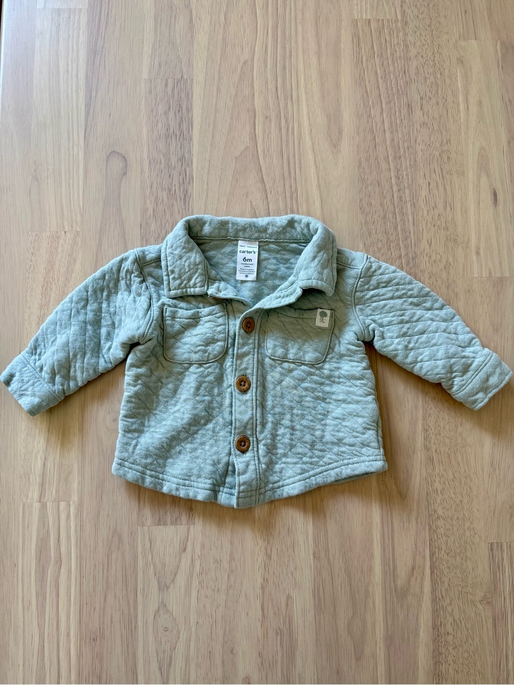 Carter's Baby Quilted Jacket /Shirt. Size 6 months.